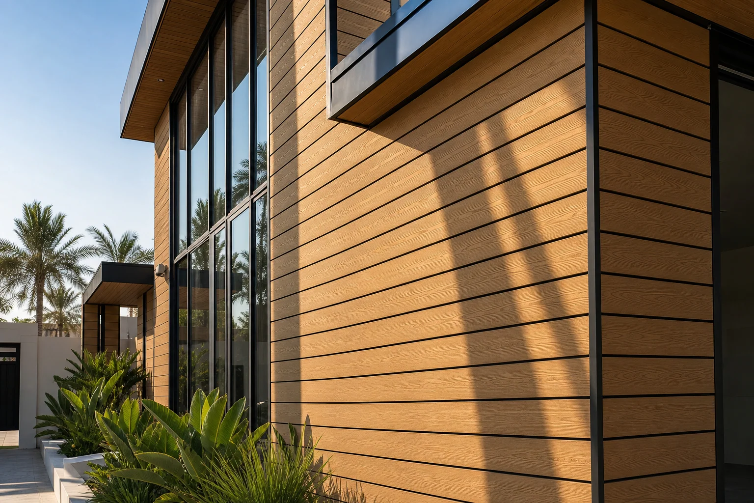 WPC Cladding Close-up Profile